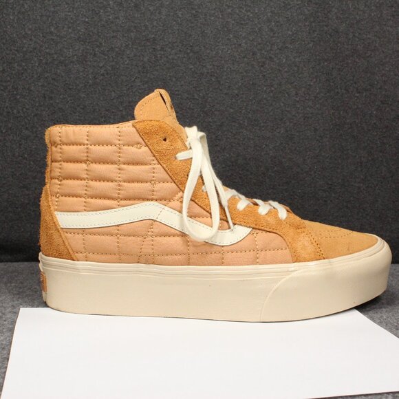 VANS X JOE FRESH GOODS SK8 HI Reissue JFG Camel Platform Shoes Mens Size 12 - Picture 8 of 12